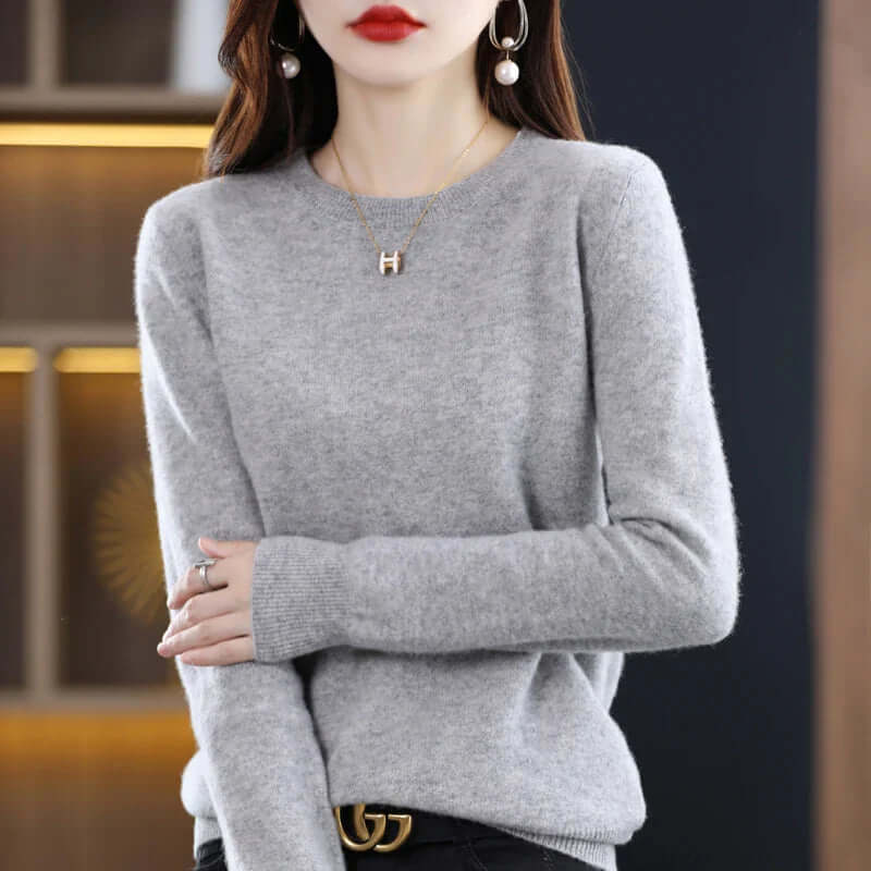 Pure Cashmere Knitted Sweater