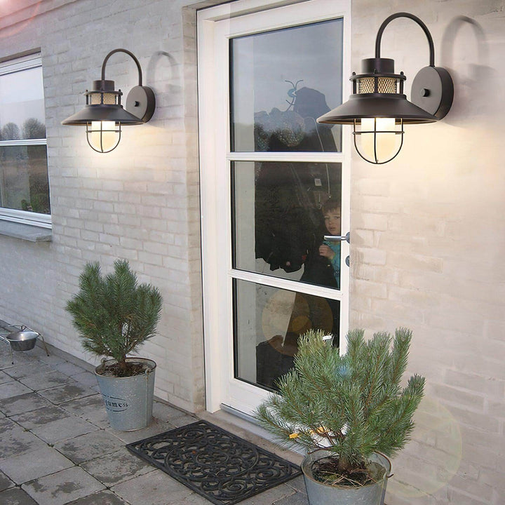 Outdoor Wall Lamp with IP65 Moisture Protection