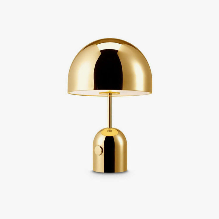 Modern Acrylic & Metal Bell Table Lamp