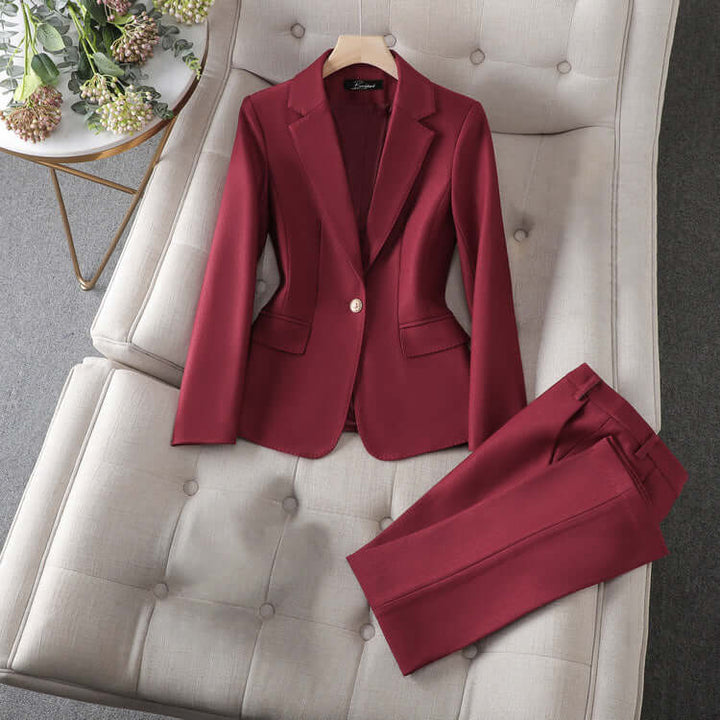 Women's Tailored Blazer and Pants Set