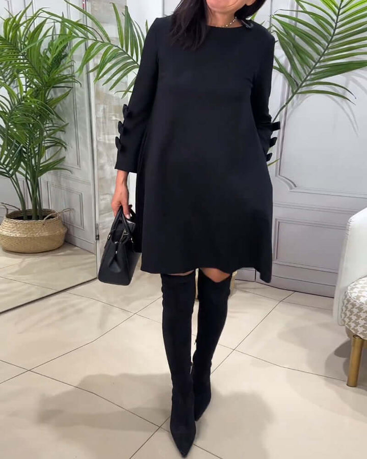 Women's Casual Long-Sleeve Stretch Dress