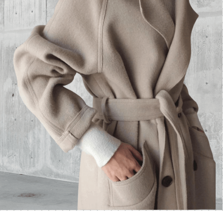 Women's Oversized Belted Coat