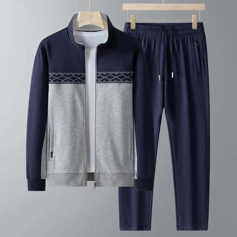 Men's Casual Two-Piece Cardigan Set