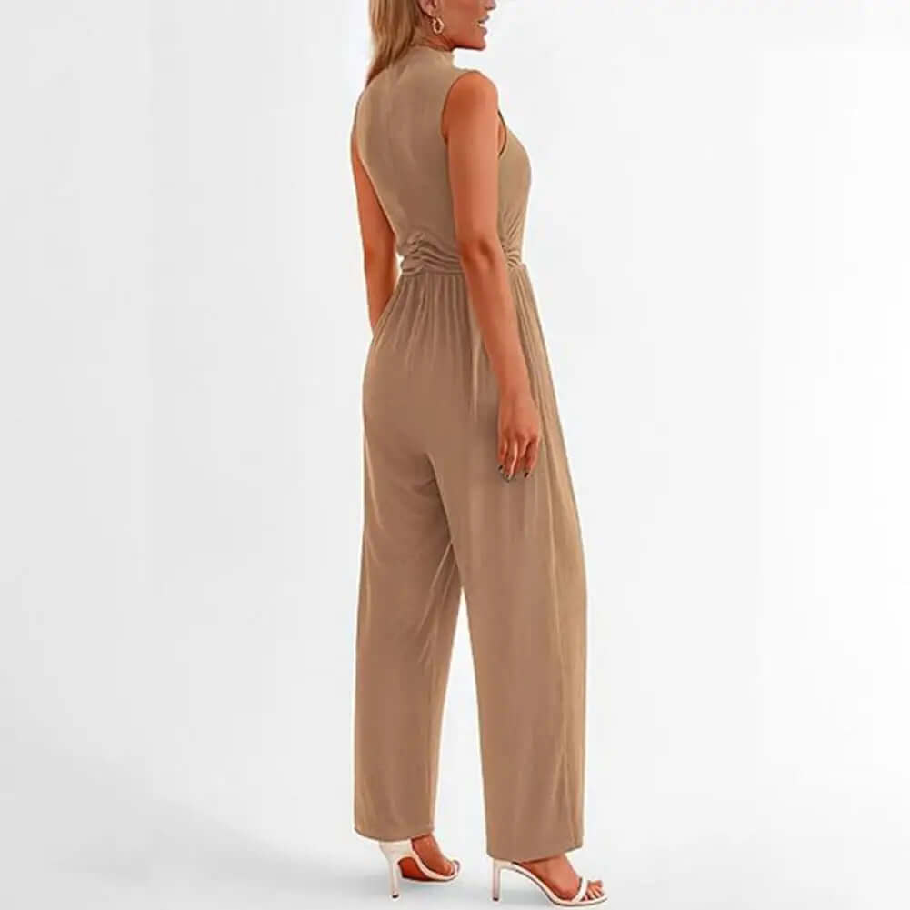 Women's Elegant Formal Wide-Leg Jumpsuit