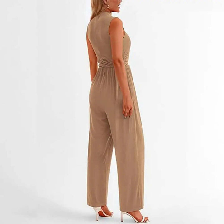 Women's Elegant Formal Wide-Leg Jumpsuit
