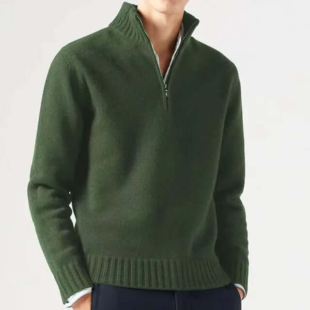 Men’s Half-Zip Warm Sweater