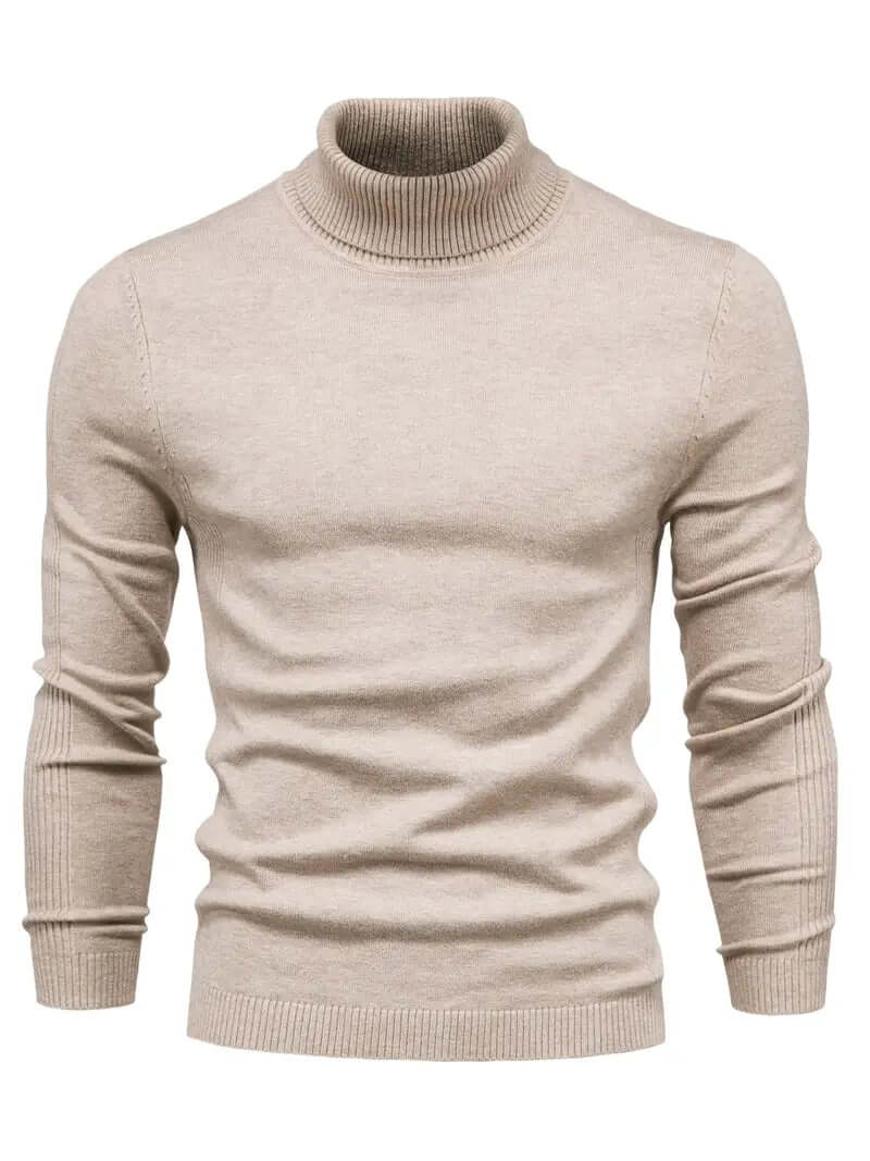 Men's Turtleneck Jumper - Warm Winter Pullover