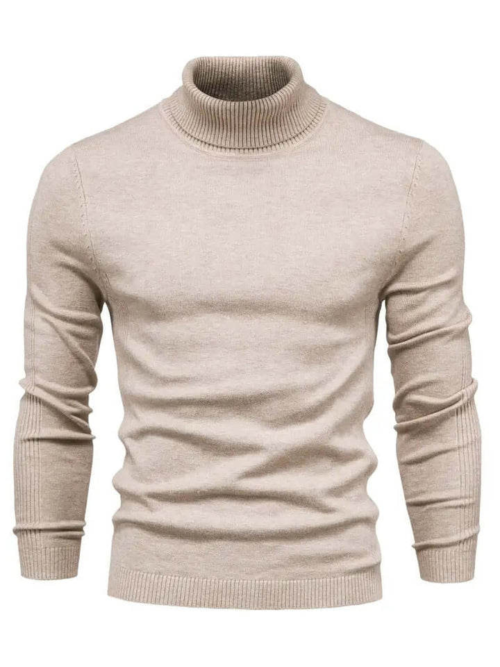 Men's Turtleneck Jumper - Warm Winter Pullover