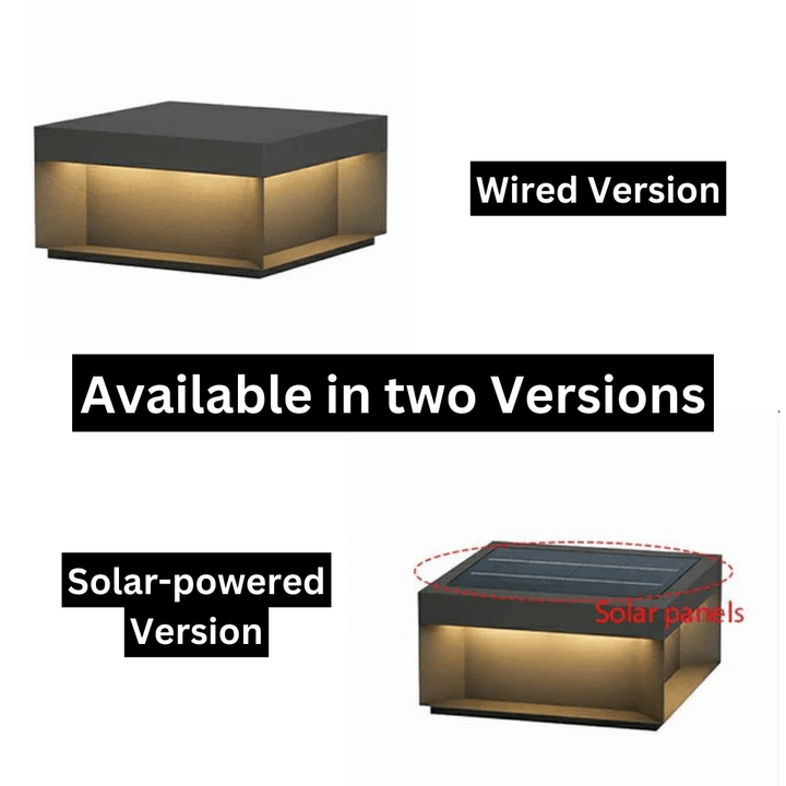 Solar Outdoor Post Light - Weatherproof IP65