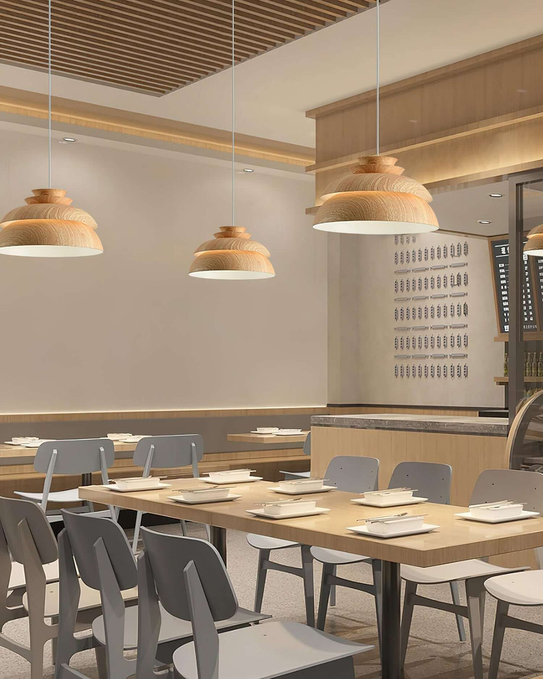 Modern Aluminum Pendant Lamp 33cm Dia - Home Lighting