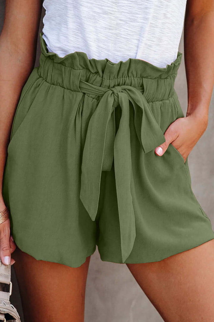 Women's Wide Leg Elastic Waist Shorts