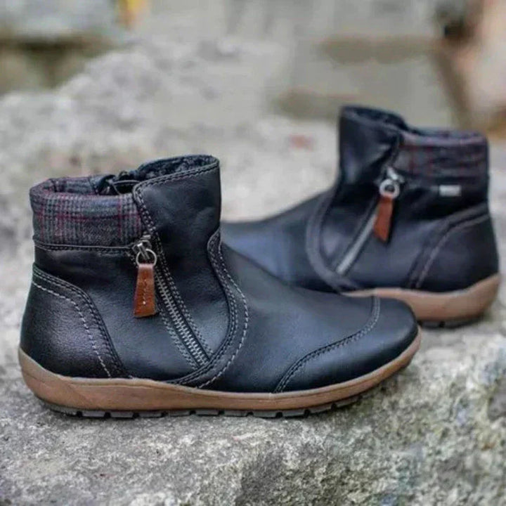 All-weather women's orthopedic boots, offering arch support & posture improvement.