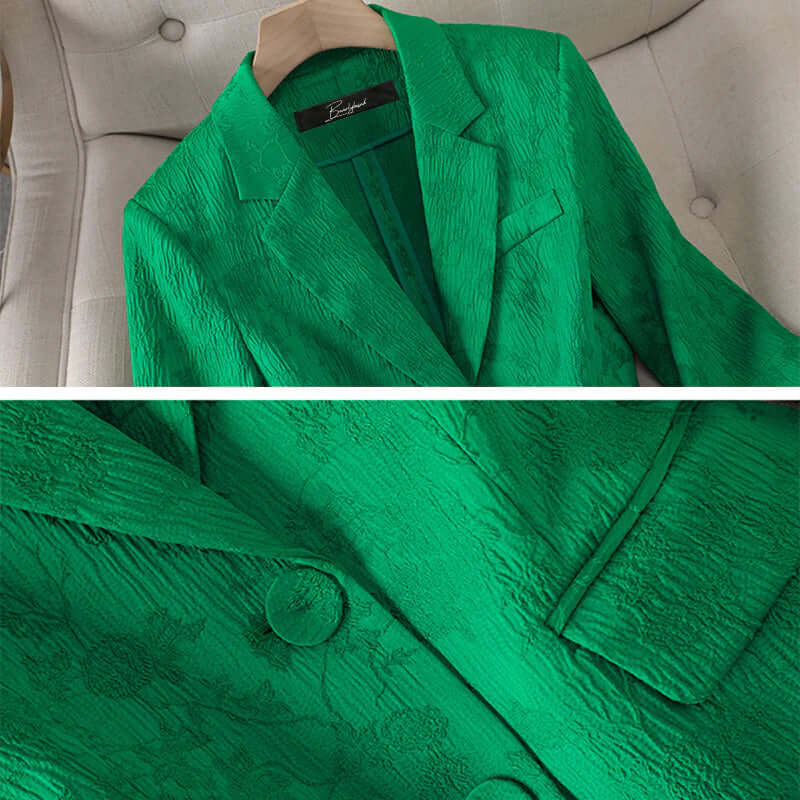 Women's Tailored Blazer and Trousers Set