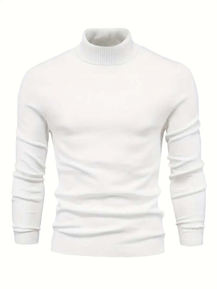 Men's Turtleneck Jumper - Warm Winter Pullover