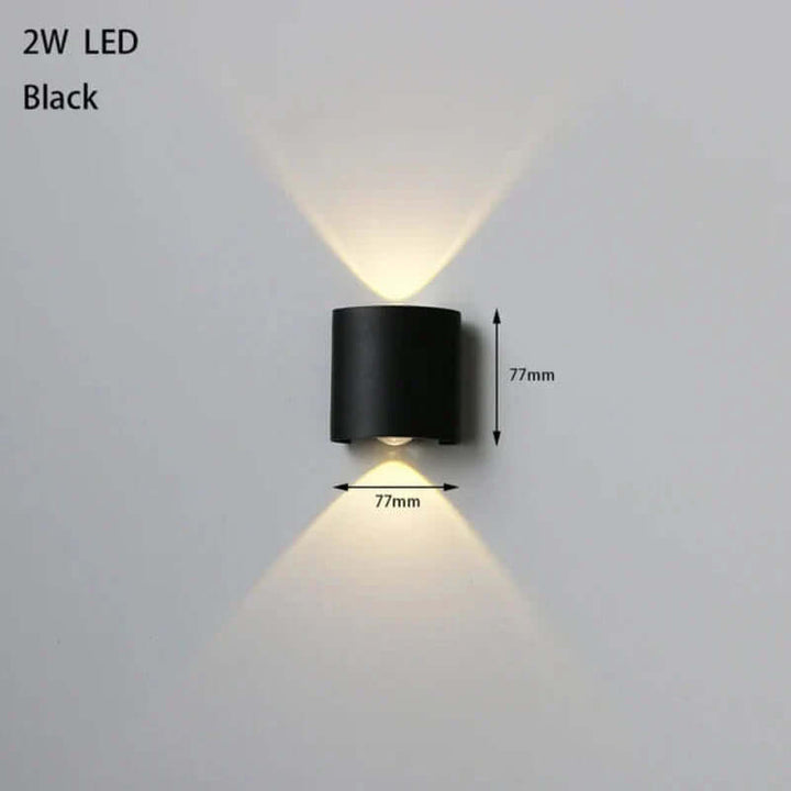 Waterproof Outdoor Wall Sconce Light 2W - IP65