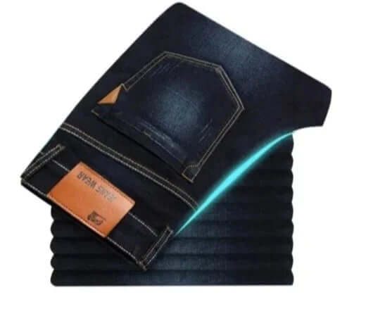 Men's Straight Leg Jeans - Durable Denim