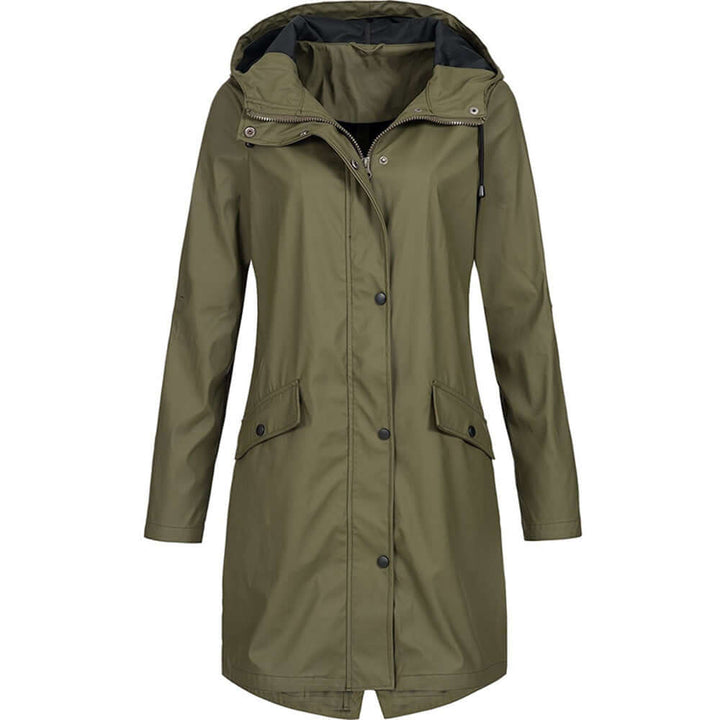 Women's Waterproof Hooded Raincoat