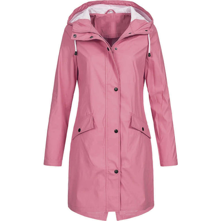 Women's Waterproof Hooded Raincoat