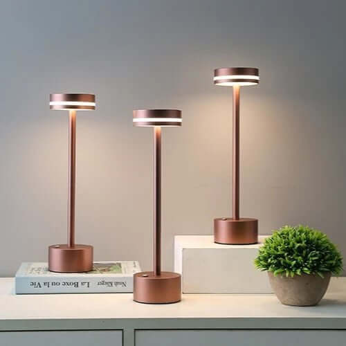 Portable LED Table Lamp with Rechargeable Battery