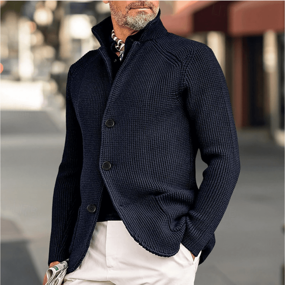 Men's Knit Cardigan Sweater - Comfortable & Stylish