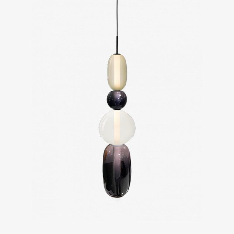 Colorful Glass Pendant Light - Modern Hanging Lamp