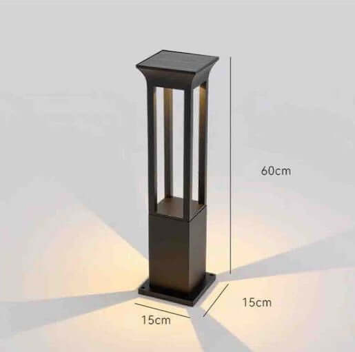 Solar Pathway Light Outdoor Garden LED Lamp 60cm Warm White