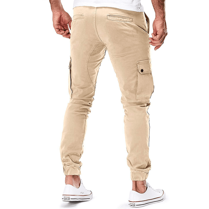 Men's Slim Fit Stretch Cargo Trousers