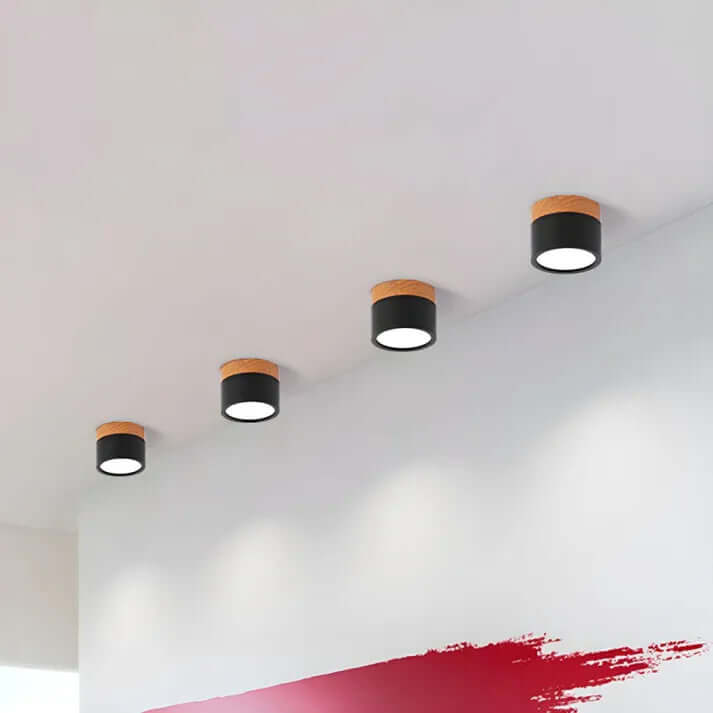 Modern Cylinder LED Ceiling Light for Hallways