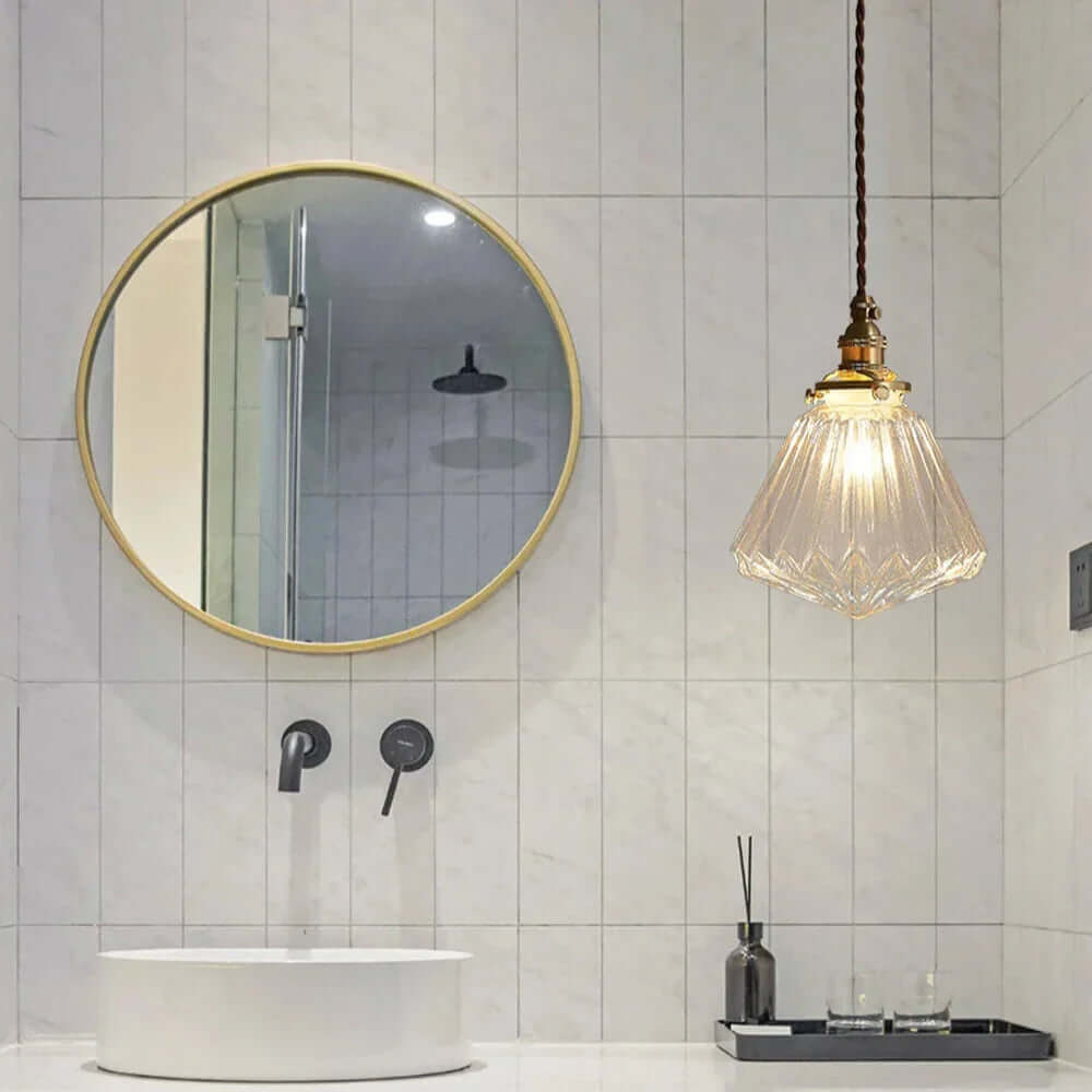 Elegant Crystal Glass Pendant Light