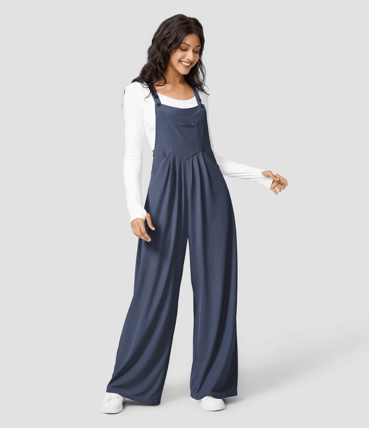 Women's Casual Multi-Pocket Jumpsuit
