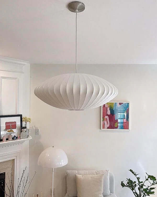 Modern Silk Pendant Light