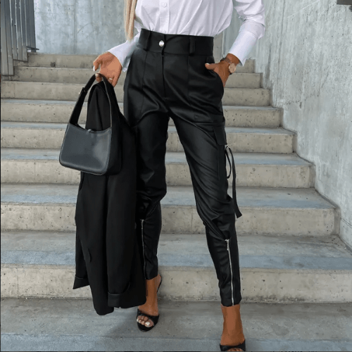 Women's Slim Fit Cargo Trousers