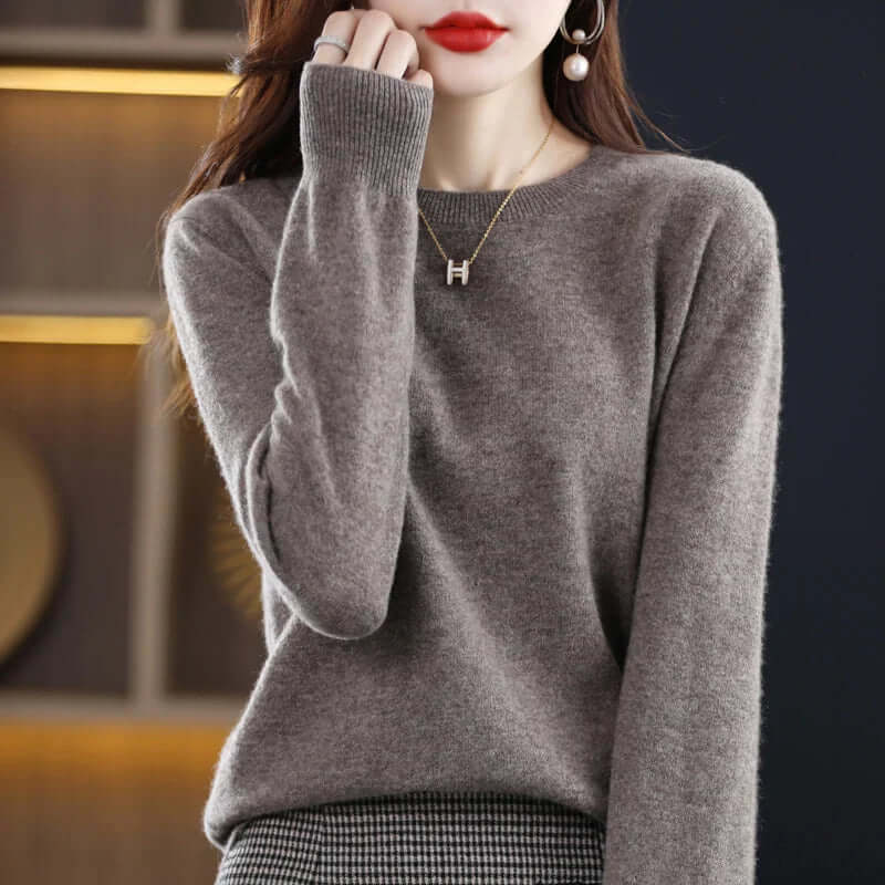 Pure Cashmere Knitted Sweater