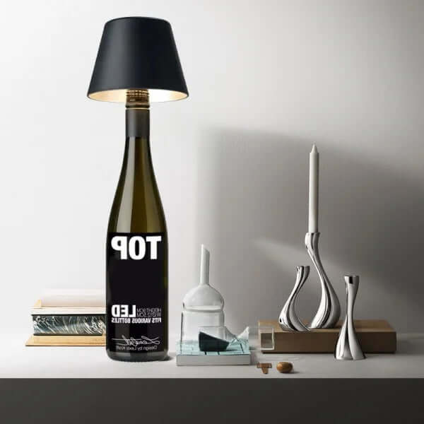 Rechargeable Wine Bottle Lamp Head