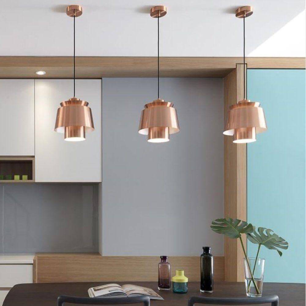 Modern Metal Pendant Light Fixture for Home Lighting