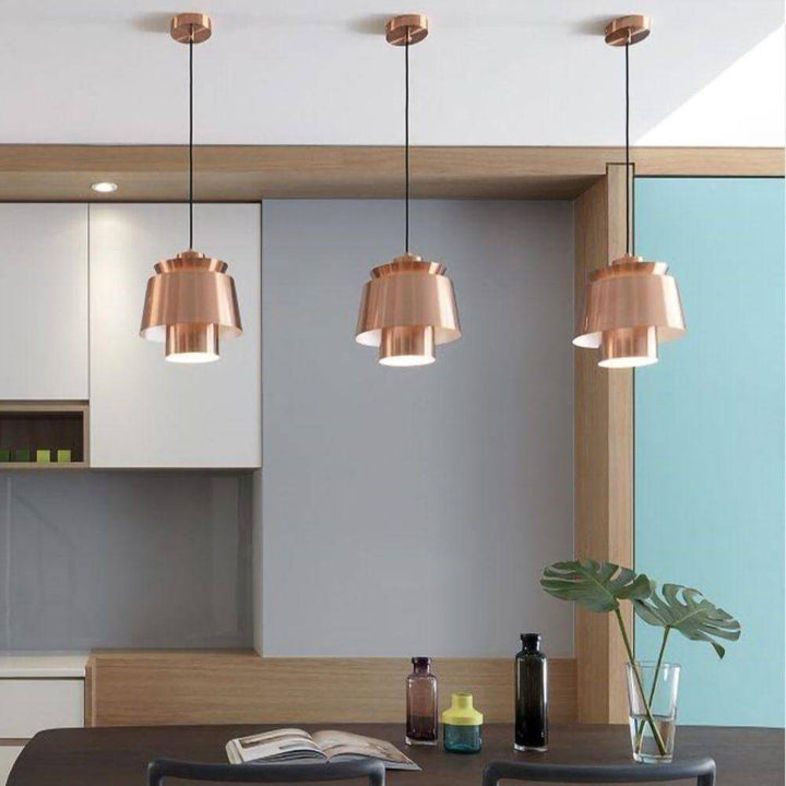 Modern Metal Pendant Light Fixture for Home Lighting