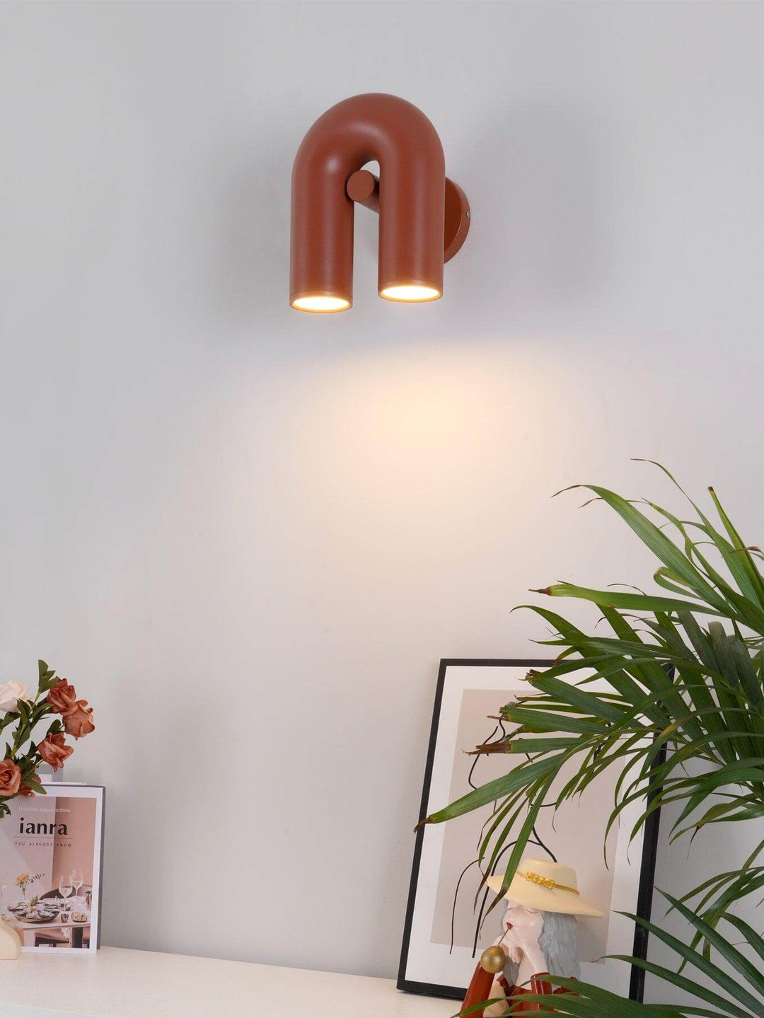Adjustable U-Shaped Wall Lamp
