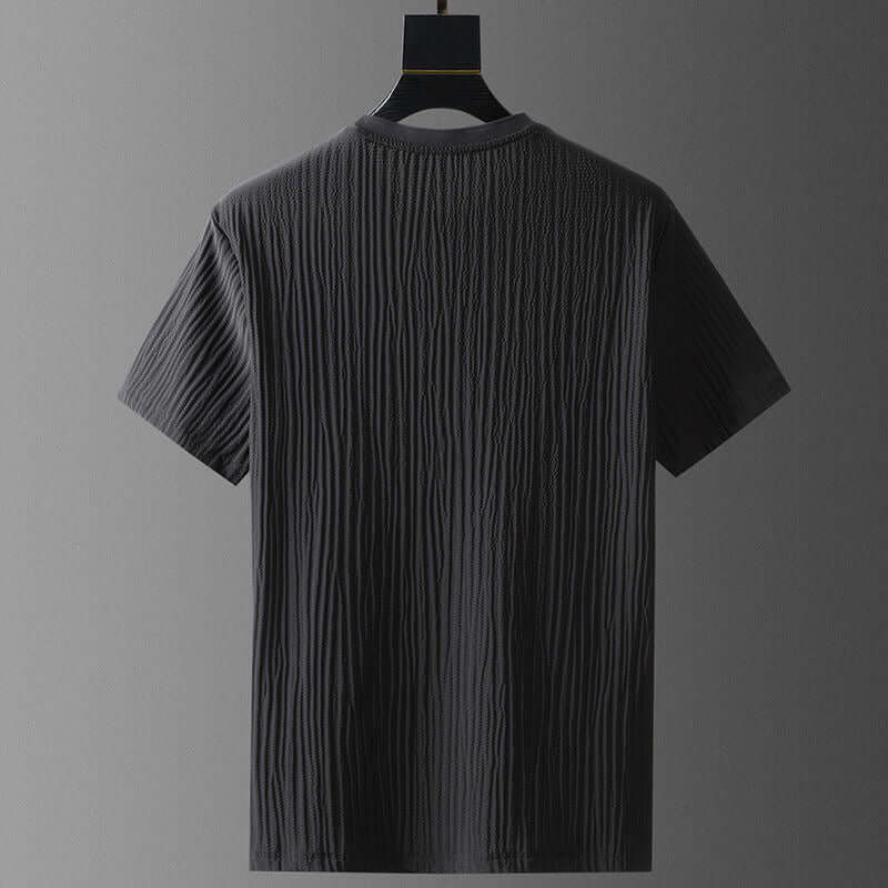 Men's Textured Tracksuit Set - Relaxed Fit