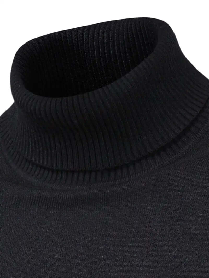 Men's Turtleneck Jumper - Warm Winter Pullover