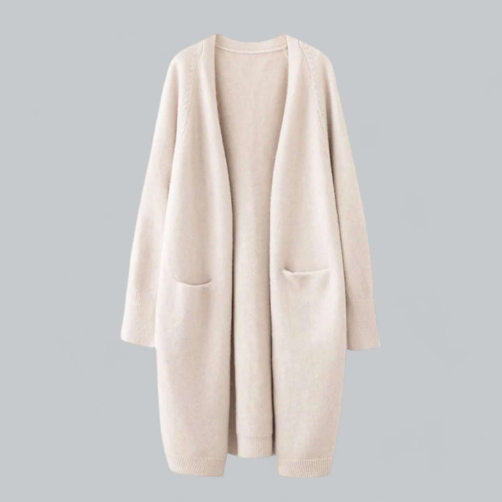 Women's Cashmere Blend Knitted Oversized Cardigan
