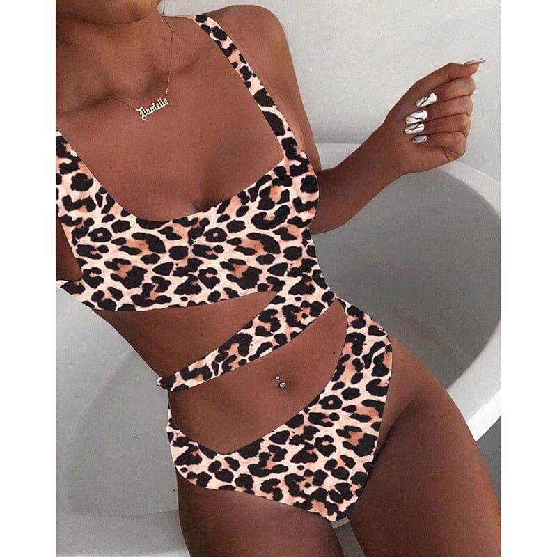 Women's Padded Push-Up One-Piece Swimsuit