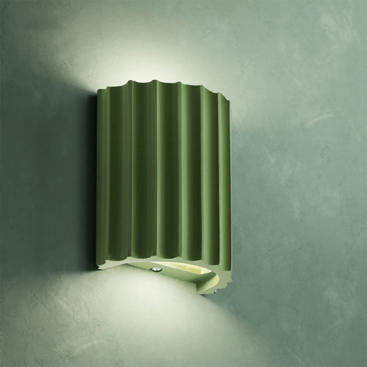 Modern Semi-Circular Resin Wall Sconce
