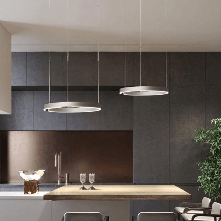 Modern Circle LED Pendant Light, 40/60/80cm