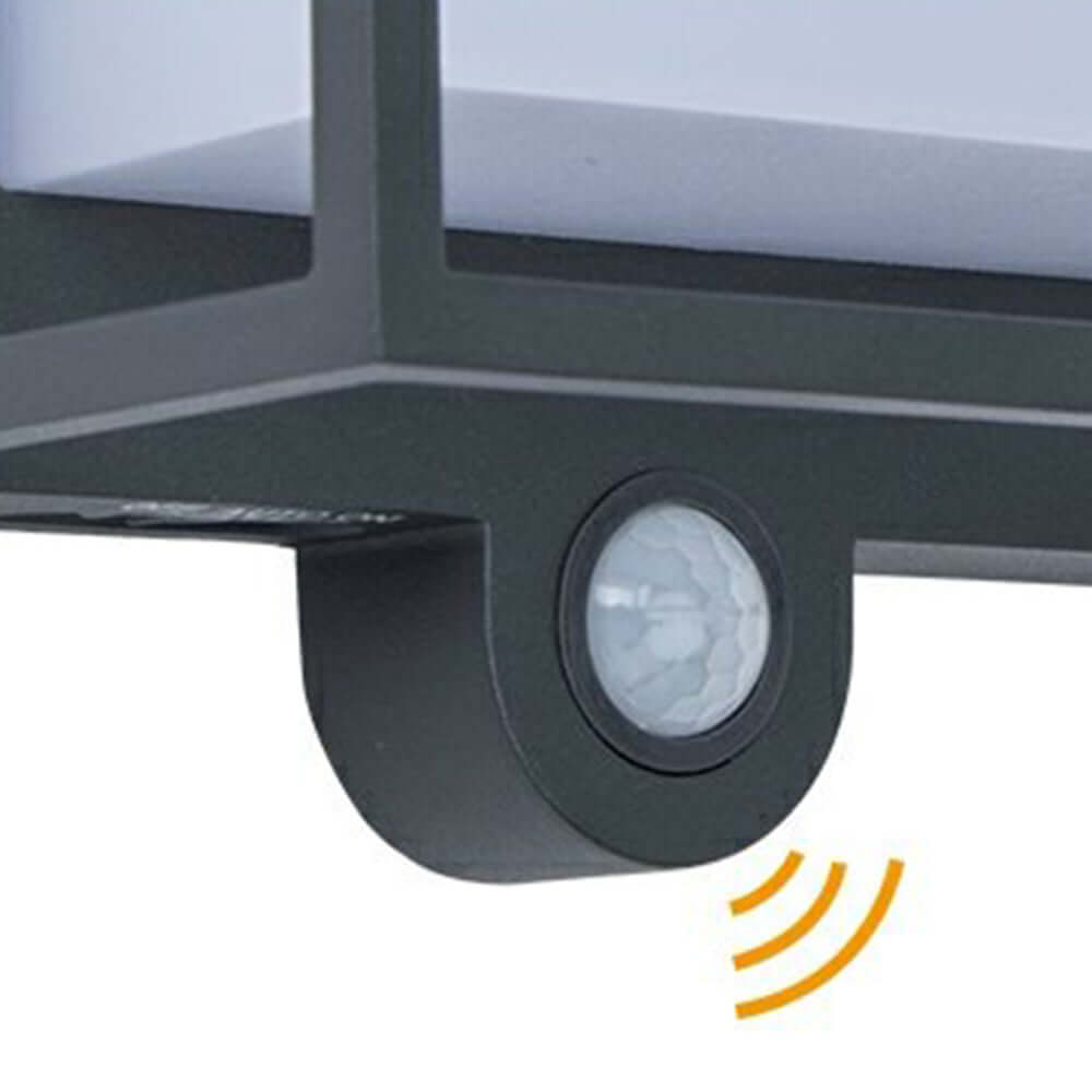 Solar Powered Outdoor Wall Lamp with Sensor, IP65 Waterproof, Acrylic