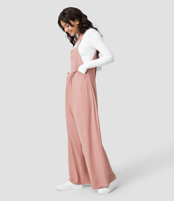 Women's Casual Multi-Pocket Jumpsuit