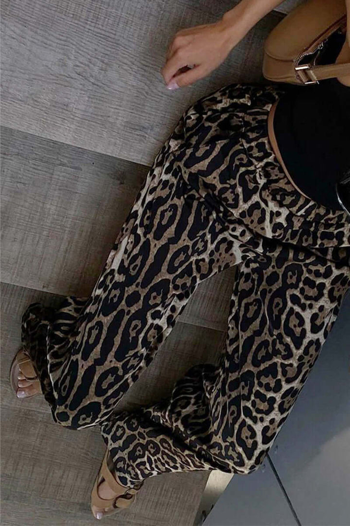 Women's Casual Loose High Waist Wide Leg Pants