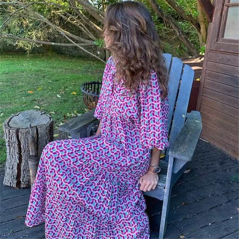 Boho Maxi Dress - Flowing Dress