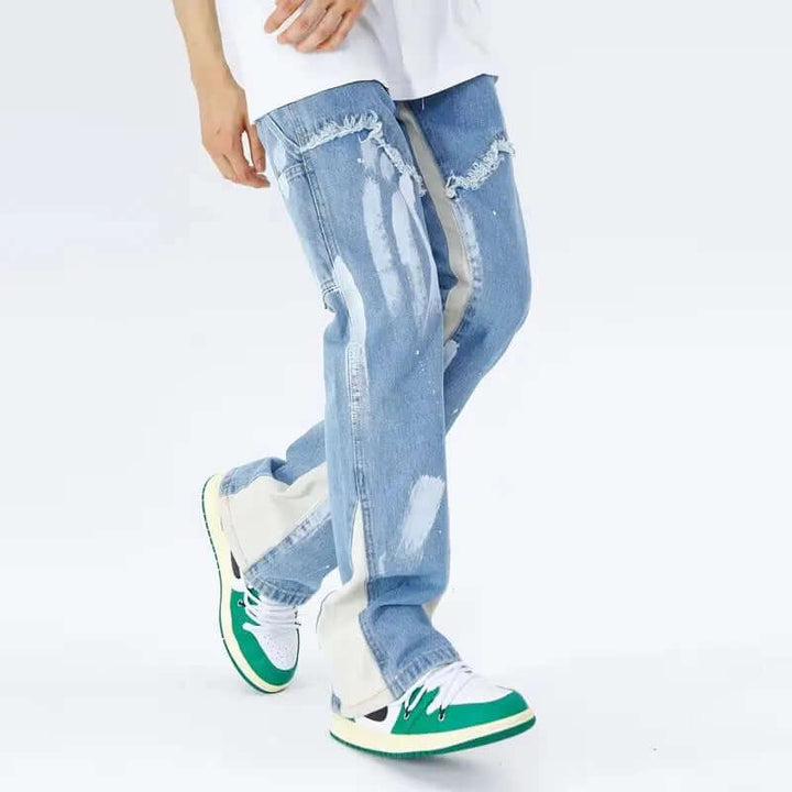 Men's Baggy Flared Jeans