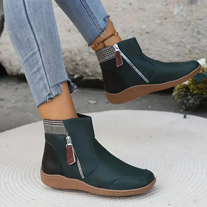 Foot pain relief women's boots: orthopedic, waterproof, and supreme comfort.