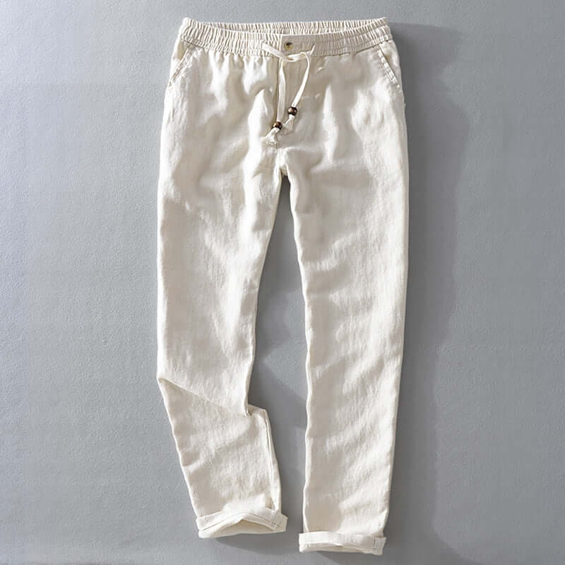 Men's Narrow-Fit Drawstring Trousers